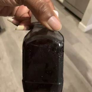 Bottle of grape kool-aid