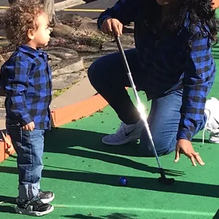 Perfect day for a lesson in golf :)