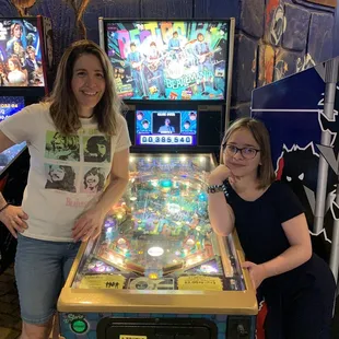 When your Beatles shirt matches the pinball game.