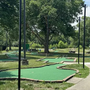 The putt-putt courses are plain but nice.