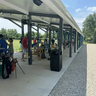 The hitting range bays