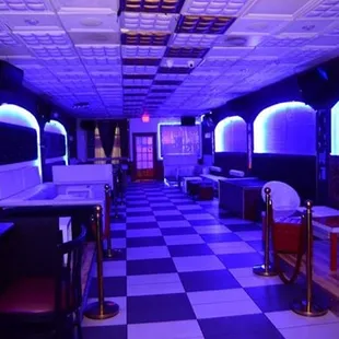 interior, sushi and sashimi