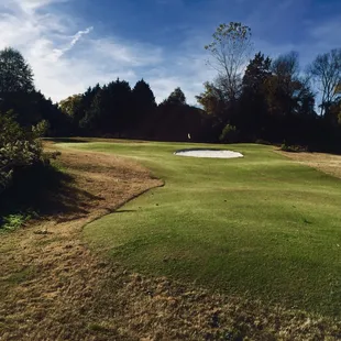 a view of a green on a golf course