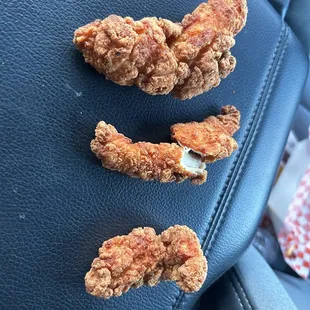 Burnt nasty chicken and a waist of $12