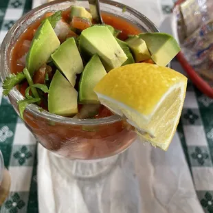 Large shrimp cocktail