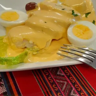 Appetizers with the potatoes