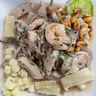 Ceviche con leche de Tigre
