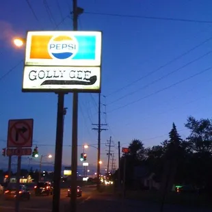 Golly Gee - Since 1952 Sign - Pepsi