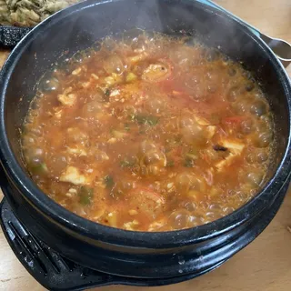 Baby Clam Oyster And Fresh Tofu Sauce