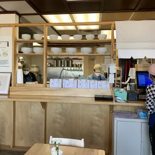 Very clean open kitchen