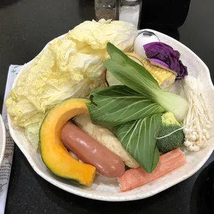 Vegetable platter