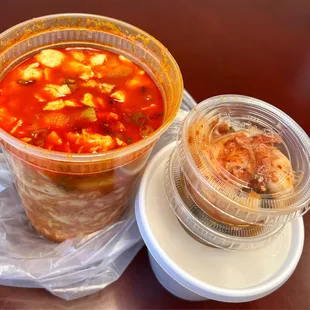 Carry out order...it&apos;s a good amount of food.