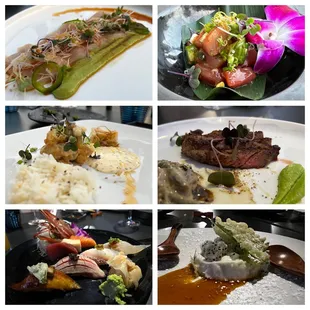 a collage of a variety of dishes