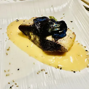 Japanese Cod with Shiitake mushroom and white miso sauce