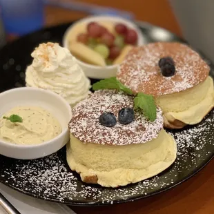 Lilikoi Soufflé pancakes