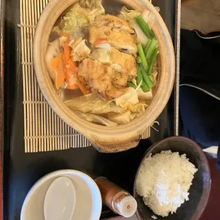 Vegetable tofu hotpot