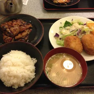 Beef Teriyaki & Croquette