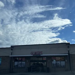 the front of the store