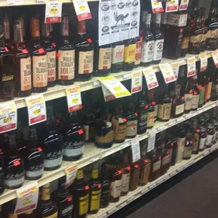 Bourbon aisle.