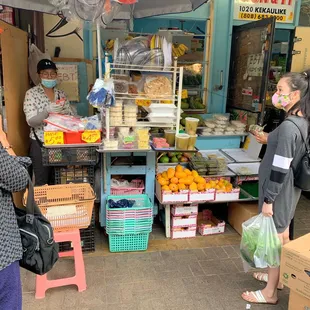 Packed precooked foods, both sweet and savory.