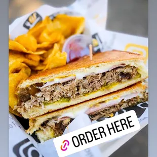 HAVANA SANDWICH 
TRY OUR CUBAN SANDWICH WITH A TWIST