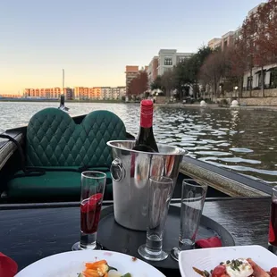 Some of our dinner. Burrata Caprese was excellent too!