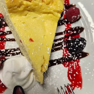 Italian cheesecake with ricotta cheese. Homemade just like East Coast style. Must try!
