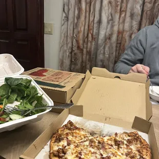 Pizza take out tonight