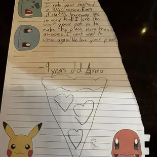 My daughter&apos;s review