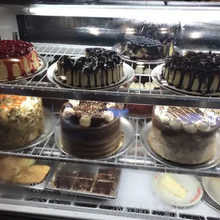 The dessert case. We were too full to partake.