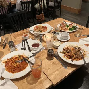 The food we left behind.