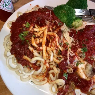 food, pasta dish, pasta