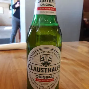 Non alcoholic beer.