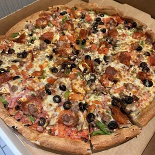 a pizza in a box