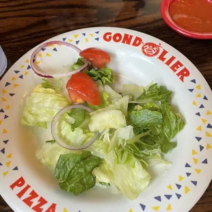 This is how the salad came out. This is ALL of it.