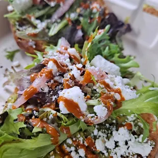 Loaded Avocado Toast (choice of regular cheese or plant-based cheese)