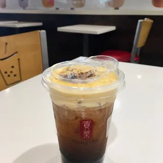 Creme Brulee Milk Foam Tea