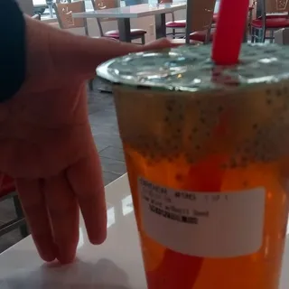 Lemon Wintermelon with Basil Seed