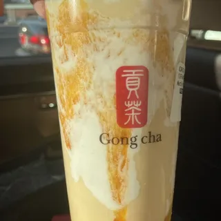 Marble Mango Milk Tea