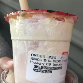Strawberry Milk Smoothie