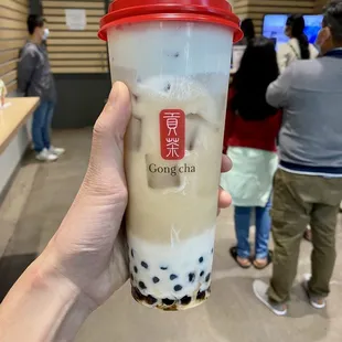 Milk Foam Oolong Tea