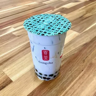 Taro Milk Tea w/ Boba