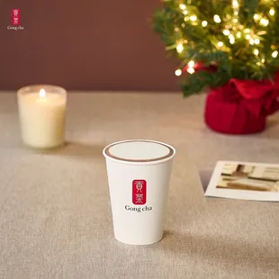 a cup of coffee on a table