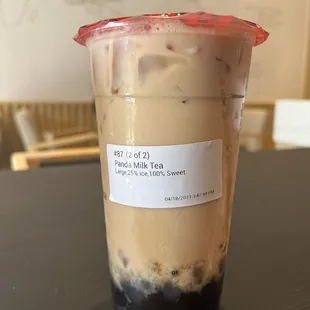 Panda Milk Tea