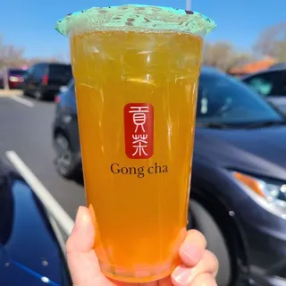 Grapefruit Green Tea with Star Jelly