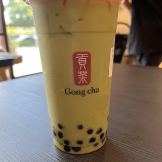 Matcha Milk Tea with Pearls