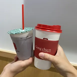 Taro and Passion Green Tea