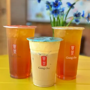 Wintermelon Oolong Tea &amp; Milk Foam Milk Coffee