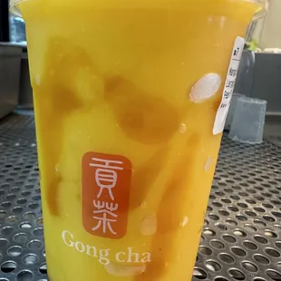 Yummy mango smoothie!