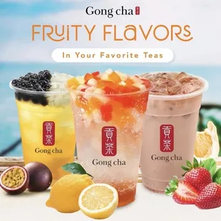 Fruity flavors &amp; sparkling drinks no caffeine!